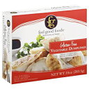 Feel Good Foods Oet[LqA10.75 IX (09 pbN) Feel Good Foods Gluten-free Vegetable Dumplings, 10.75 Ounce (pack Of 09)