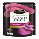 バター付きジラポーンパープルスイートポテトチップス100％ナチュラルスナック80g。 Jiraporn Purple Sweet Potato Chips with Butter 100 Natural Snack 80 g.