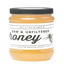 TJO Bees Raw and Unfiltered Honeyi22 OZ Jarj TJO Bees Raw and Unfiltered Honey (22 OZ Jar)