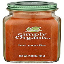 Simply Organic、パプリカホット、2.86オンス Simply Organic, Paprika Hot, 2.86 Ounce