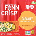 フィン クリスプ クリスプブレッド - キャラウェイ - 7 オンス Finn Crisp Crispbread - Caraway - 7 Oz