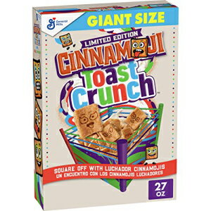 シリアル オリジナル シナモン トースト クランチ ブレックファスト シリアル、27 オンスのジャイアント サイズ ボックス Original Cinnamon Toast Crunch Breakfast Cereal, 27 OZ Giant Size Box