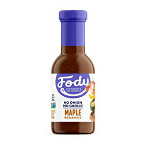 Fody Foods メープル BBQ ソース | 低FODMAP認定 | 腸に優しく、玉ねぎ、ニンニク不使用 | IBS対応キッチンの定番 | グルテンフリー、乳糖フリー、非遺伝子組み換え Fody Foods Maple BBQ Sauce | Low FODMAP Certified | Gut Friendly, No