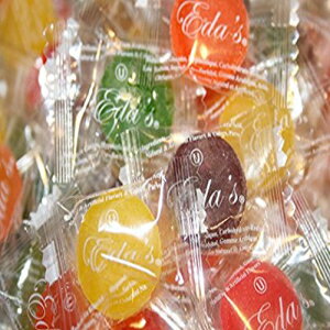 Eda's シュガーフリー ミックスフルーツ ハード キャンディ、個別包装、OU Parve、ソルビトール使用、低ナトリウム、1 ポンド Eda's Sugar Free Mixed Fruit Hard Candy, individually wrapped, OU Parve, Uses Sorbitol, Low Sodium, 1 LB
