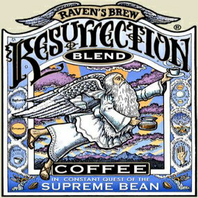 Raven's Brew オート ドリップ グラインド レザレクション ブレンド、フル シティ ロースト 12 オンス バッグ Raven's Brew Auto Drip Grind Resurrection Blend, Full City Roast 12-Ounce Bag