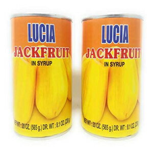ルシア ジャックフルーツ シロップ漬け 230g 2個パック Lucia Jackfruit in Syrup 230g, 2 Pack