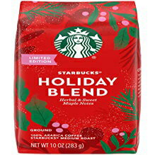Хåǥۥǡ֥ɡߥǥȥ饦ɥҡ10󥹥Хå1ѥå Starbucks Limited Edition Holiday Blend, Medium Roast Ground Coffee, 10 OZ Bag (Pack of 1)