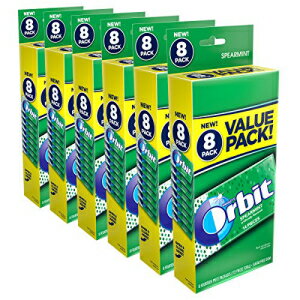 Orbit スペアミント シュガーフリー ガム、バリュー 6 パック (合計 48 パック) Orbit Spearmint Sugarfree Gum, 6 Value Packs (48 packs total)