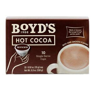 Boyd's Coffee ホットココア ホットココア - シングルカップ、60 カウント (6 個パック) Boyd's Coffee hot cocoa Hot Cocoa - Single Cup, 60 Count (Pack of 6)