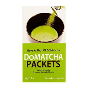楽天GlomarketDoMatcha-儀式用緑茶抹茶パウダー、旅行にやさしい、抗酸化物質の天然源、カフェイン、L-テアニン、集中力とリラックスを促進、24パケット DoMatcha - Ceremonial Green Tea Matcha Powder, Travel Friendly, Natural Source of Antioxidants, Caffeine,