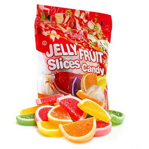 CRAZYOUTLET Funtasty Jelly Slices Assorted Fruit Flavored Candy - Bulk Pack, 2 lbs