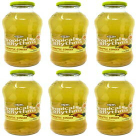 グレース トロピカル リズム パイナップル ジンジャー ジャマイカ フルーツ ジュース 16 オンス、6 パック Grace Tropical Rhythms Pineapple Ginger Jamaican Fruit Juice 16oz, 6 Pack