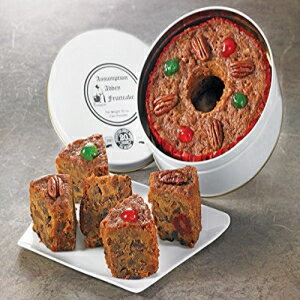 フルーツケーキ 伝統的な錫の仮定修道院フルーツケーキ、2ポンド Assumption Abbey Fruit Cake in Traditional Tin, 2 lbs