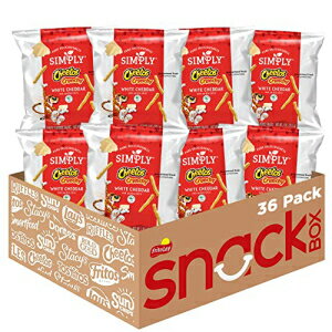 Simply Cheetos クランチーホワイトチェダー、0.87 オンス、36 個パック Simply Cheetos Crunchy White Cheddar, 0.87 Ounce, Pack of 36