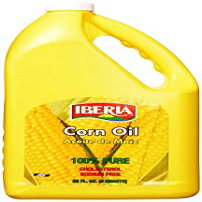 Iberia Corn Oil, 96 Fl Oz High Smoke Pt. Cooking Oil, All Purpose Cooking Oil for Grilling, Sautéing, Stir Frying & Baking