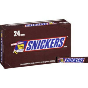 スニッカーズ キングサイズ 24カラット。（2パック） Snickers King Size 24 ct. (2 Pack)