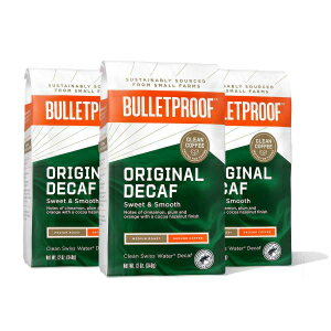 Bulletproof ꥸʥ ߥǥ  饦 ǥե ҡ12  (3 ѥå)ƥޥ顢ӥ륵Хɥ뻺 100% ӥ ҡ Bulletproof Original Medium Roast Ground Decaf Coffee,...