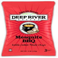 ディープリバー メスキート BBQ ケトルチップス、5オンス Deep River Mesquite BBQ Kettle Chips, 5 oz