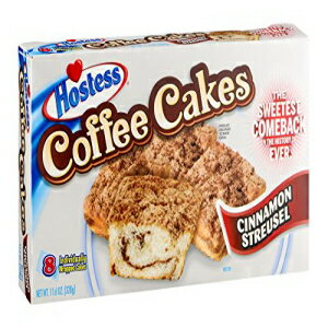 Hostess Coffee Cakes、シナモンシュトロイゼル、8 ct ボックス (3 個パック) Hostess Coffee Cakes, Cinnamon Streusel, 8 Ct Box (Pack of 3)