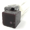 Hard Candy Cube Lollipop Suckers: Individually Wrapped Flavored Sucker Pack by Espeez - Old Fashioned Square Party Pops in Bulk - Black Cherry, 48 Count