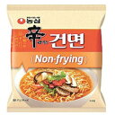 農心辛ラーメンノンフライ麺スープ グルメスパイシー (5 個パック) 신라면 건면 NongShim Shin Ramyun Non-Frying Noodle Soup, Gourmet Spicy (Pack of 5) 신라면 건면