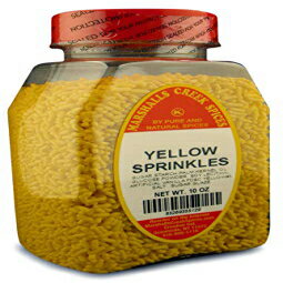 マーシャルズ クリーク スパイス スプリンクル イエロー、10 オンス Marshall's Creek Spices Marshalls Creek Spices Sprinkles Yellow, 10 Ounce