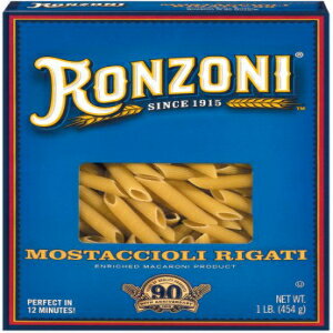 Ronzoni MostaccioliRigatiパスタ16オンス Ronzoni Mostaccioli Rigati Pasta 16 oz