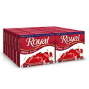 Royal Bilingual Gelatin, Fat Free Dessert Mix, Cherry (12 - 2.8 oz Boxes)