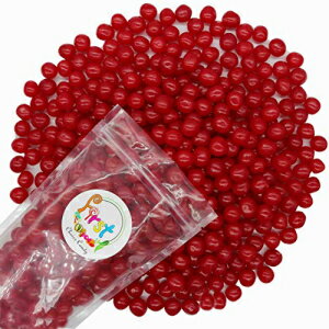 酸っぱい噛み応えのあるフルーツキャンディボール（レッドチェリー、1ポンド） Sour Chewy Fruit Candy Balls (Red Cherry, 1 Pound)
