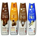 SweetLeaf XC[ghbvXt[o[XerAÖ 4 t[o[oGeBohA1 : `R[gALARRibcAoj SweetLeaf Sweet Drops Flavored Stevia Sweetener 4 Flavor Variety Bundle, 1 Ea: Chocolate, Carame