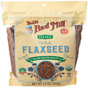 Bob's Red Mill オーガニック ブラウン フラックスシード、13 オンス Bob's Red Mill Organic Brown Flaxseeds, 13 Ounce