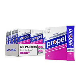 vy pE_[ pPbg x[AdAr^~Asgp 10 JEg (12 pbN) Propel Powder Packets Berry With Electrolytes, Vitamins and No Sugar 10 Count (Pack of 12)