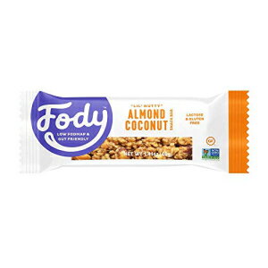 Fody Foods ビーガン プロテイン ナッツ バー | 8g プロテインスナックバー | 低FODMAP認定 | 腸に優しいIBSに優しいスナック | グルテ..