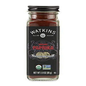 Watkins グルメ オーガニック スパイス ジャー、パプリカ、3 個 Watkins Gourmet Organic Spice Jar, Paprika, 3 Count