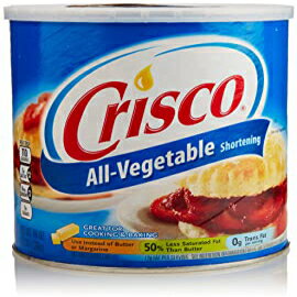 Crisco All Vegetable ShorteningA48IX Crisco, All-Vegetable Shortening, 48 oz