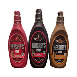 ハーシーズ シロップ バラエティパック 3 つのフレーバーのバンドル - チョコレート キャラメル ストロベリー Hersheys Syrup Variety Pack Bundle of 3 Flavors- Chocolate, Caramel and Strawberry