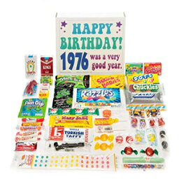 Woodstock Candy ~ 1976 45th Birthday Gift Box of Nostalgic Retro Candy Assortment from Childhood for 45 Year Old Man or Woman Born 1976