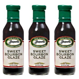 Braswell スウィート バーボン グレーズ 12 オンス ボトル(3本入り) Braswell Sweet Bourbon Glaze 12 oz. Bottle (Pack of 3)