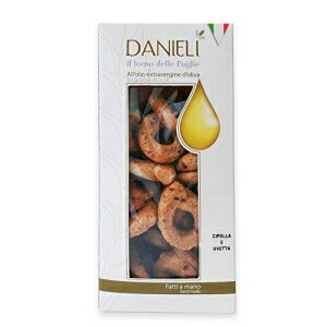 ダニエリ タラーリ 玉ねぎとレーズン入り 250 G DANIELI TARALLI WITH ONIONS & RAISINS 250 G