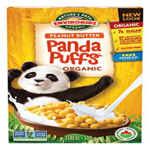 EnviroKidz ピーナッツバターパンダパフフリーシリアル、10.6オンス EnviroKidz Peanut Butter Panda Puffs Frees Cereal, 10.6 oz