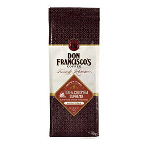 ドン フランシスコのホールビーン コロンビア スプレモ、ミディアム ロースト コーヒー (12 オンス袋) (1092) Don Francisco's Whole Bean Colombia Supremo, Medium Roast Coffee (12-ounce bag) (1092)