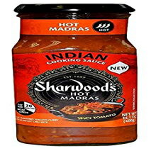 Sharwood's ホット マドラス インディアン クッキング ソース 14.1 オンス Sharwood's Hot Madras Indian Cooking Sauce 14.1 oz