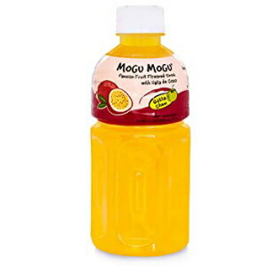 もぐもぐジュース ナタデココ入り パッションフルーツ味 6パック Mogu Mogu Juice with Nata De Coco, Passion Fruit Flavored, 6 Pack
