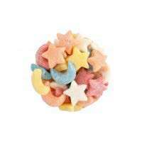 FirstChoiceǥ 饭饵ɥࡼ (5ݥ) FirstChoiceCandy Gummy Glittery Sour Stars and Moons (5 LB)