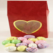 楽天GlomarketStanding Hearts Box, Speckled Chocolate Malt Eggs, Scott's Cakes Speckled Chocolate Malted Eggs in a 8 oz. Standing Heart Box