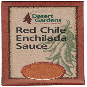 デザート ガーデンズ レッドチリ エンチラーダ ソース ミックス (4 個パック) Desert Gardens Red Chile Enchilada Sauce Mix (Pack of 4)