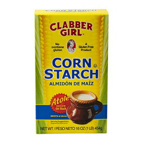 Clabber Girl コーンスターチ、16 オンス (12 個パック) Clabber Girl Corn Starch, 16 Ounce (Pack of..