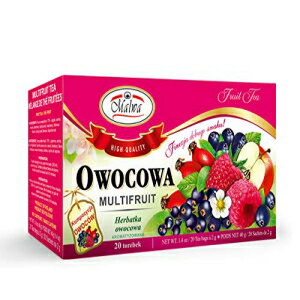 マルバ オウォコワ マルチフルーツティー ハーブティー ティーバッグ 20袋 ポーランド産 Malva Owocowa Multifruit tea Herbal Tea 20 tea bags Product of Poland