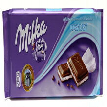 世界最高のミルカチョコレート-ヨーグルト、10バー Indulgence World's Best Milka Chocolate - Yogurt, 10 Bars