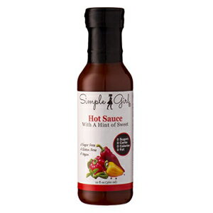 Simple Girl Hot Sauce 12 oz - Natural - Sugar Free - Vegan and Diabeti...